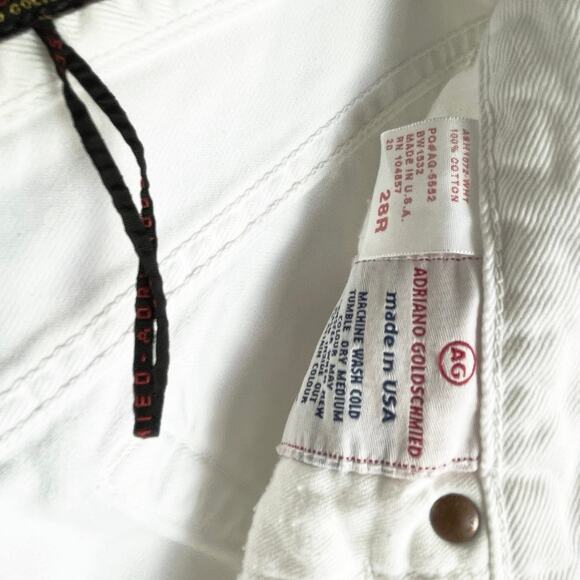 AG Women’s The Club White Bootcut Jean size 28 Regular - Picture 5 of 6